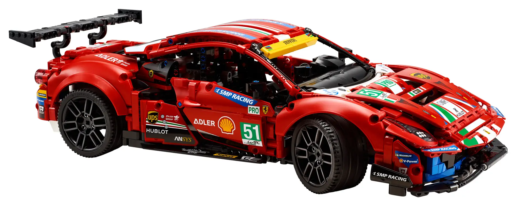 Set constructie - LEGO Technic - Ferrari 488 GTE “AF Corse #51” 42125, 1677 piese
