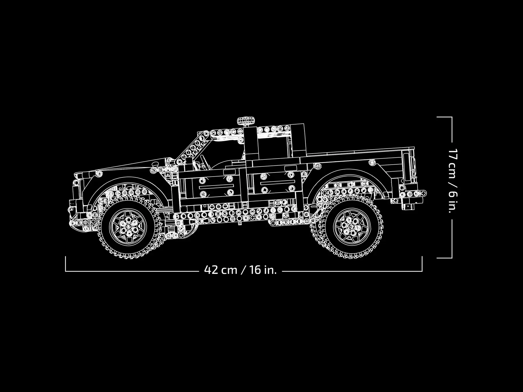 LEGO Technic - Ford® F-150 Raptor 42126, 1379 piese [5]