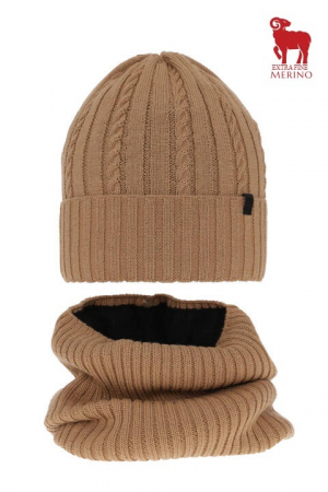 Set caciula merino Kairo Agbo Bej