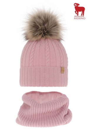 Imbracaminte casual - Set caciula merino Mirabel