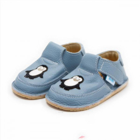 Pantofi baby blue pinguin, Dodo Shoes [0]