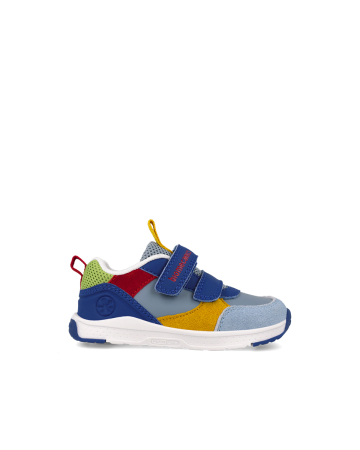Sneakers barefoot Biomecanics albaștri pentru băieți, calapod lat, cod 261175-A008 [1]