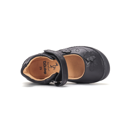 Pantofi barefoot fete D.D.Step S070-62583B crem din piele naturală talpa flexibila [4]