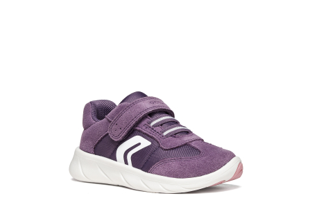 Pantofi barefoot Geox Foot-Run pentru fete, din piele suede mov, B661JA 0FU22 CA81Z [2]