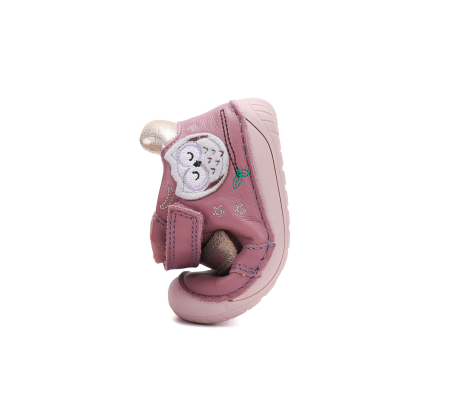 Pantofi barefoot fete D.D.Step S070-62659B din piele naturală roz cu talpă flexibilă [1]