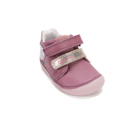 Pantofi barefoot fete D.D.Step S070-62659B din piele naturală roz cu talpă flexibilă [6]