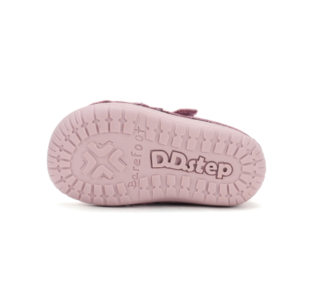 Pantofi barefoot fete D.D.Step S070-62659B din piele naturală roz cu talpă flexibilă [4]