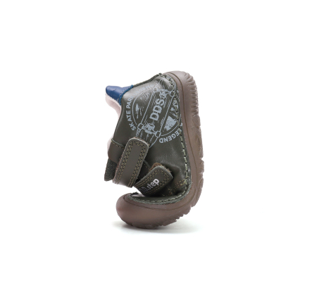 Pantofi barefoot verzi băieți D.D.Step S073-62313M din piele naturală cu talpă flexibila [8]