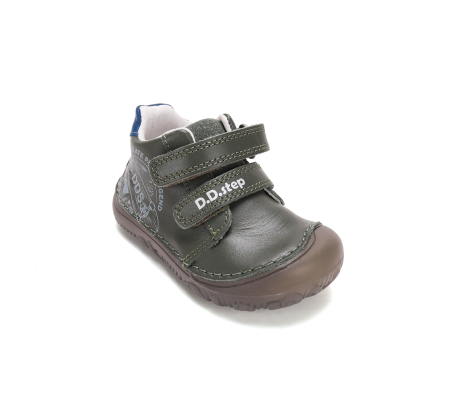 Pantofi barefoot verzi băieți D.D.Step S073-62313M din piele naturală cu talpă flexibila [7]