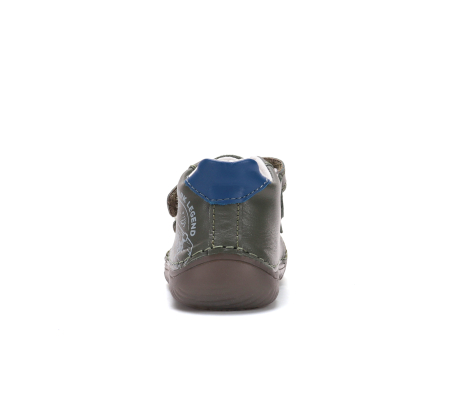 Pantofi barefoot verzi băieți D.D.Step S073-62313M din piele naturală cu talpă flexibila [2]