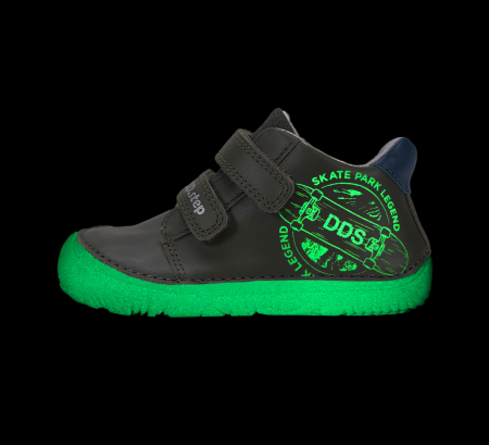 Pantofi barefoot verzi băieți D.D.Step S073-62313M din piele naturală cu talpă flexibila [9]
