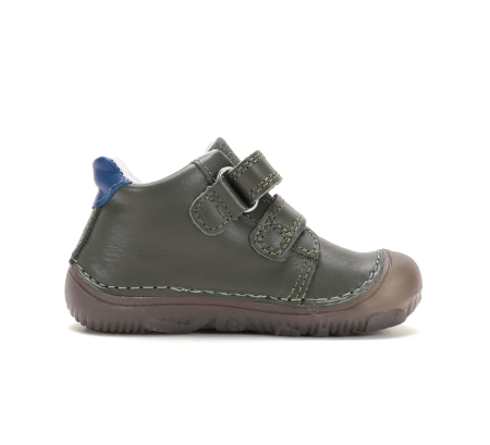 Pantofi barefoot verzi băieți D.D.Step S073-62313M din piele naturală cu talpă flexibila [3]