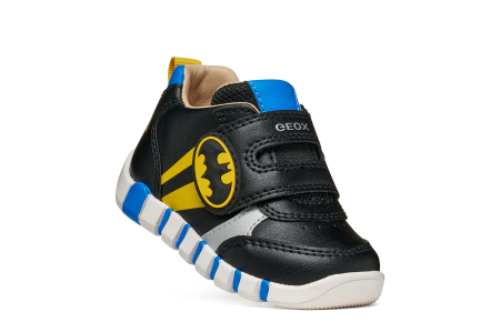 Pantofi primii pași Geox Iupidoo Batman negri cu galben B6655B 000BC C0054 [5]