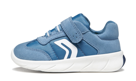 Incaltaminte Barefoot - Pantofi barefoot Geox Foot-Run pentru băieți, din piele suede B660KA 0FU22 C4S1Z