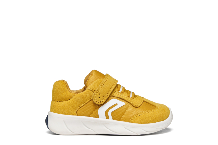 Pantofi barefoot Geox Foot-Run unisex, din piele suede galbena, B661KA 0FU22 C2Q1Z [1]