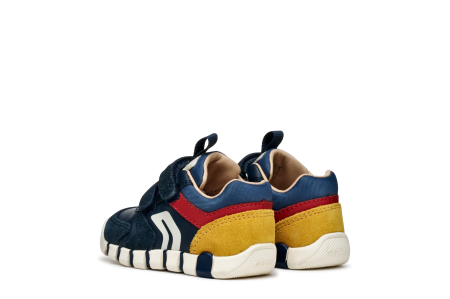 Pantofi primii pași Geox Iupidoo băieți bleumarin din piele B3555D 05422 C4244 [4]