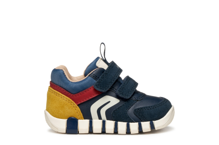 Pantofi primii pași Geox Iupidoo băieți bleumarin din piele B3555D 05422 C4244 [1]