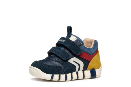 Pantofi primii pași Geox Iupidoo băieți bleumarin din piele B3555D 05422 C4244 [2]