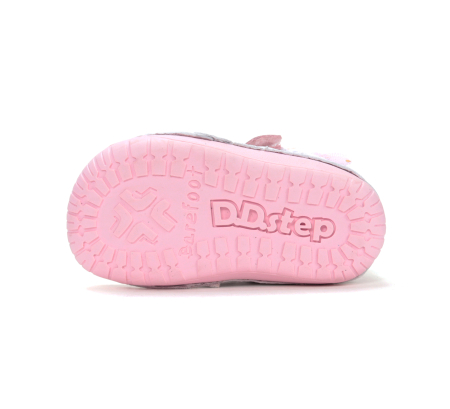 Pantofi Barefoot argintii, pentru fete S070-61837 DD Step [4]