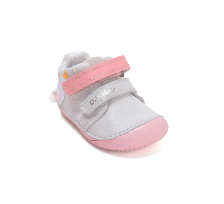 Pantofi Barefoot argintii, pentru fete S070-61837 DD Step [6]