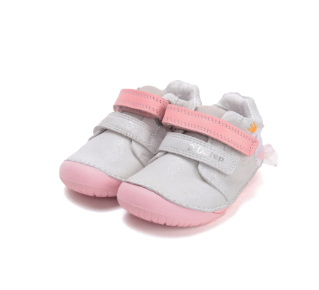 Pantofi Barefoot argintii, pentru fete S070-61837 DD Step [5]