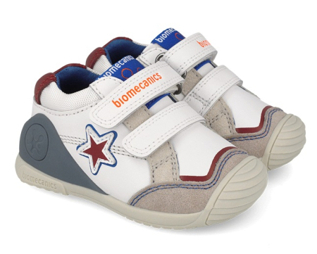 Pantofi baieti Biomecanics - Pantofi Biomecanics 261121-B050 Blanco