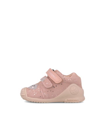 Pantofi primii pași Biomecanics roz piele naturala pentru fete, cod 261103-B193 [5]