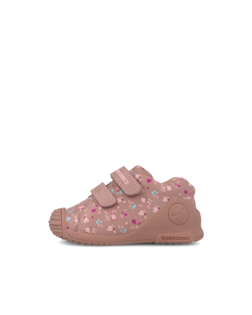 Pantofi din piele naturală roz pentru primii pași, cod 261102-B159 [5]