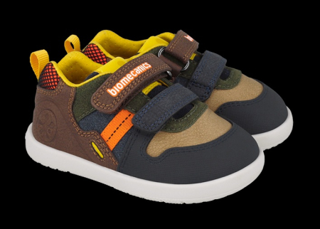 Branduri - Pantofi barefoot Biomecanics băieți multicolori 261156-C176 cu sustinerea calciului