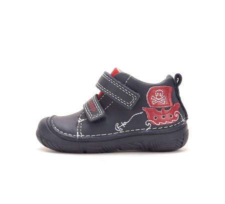 Pantofi primii pasi D.D.Step pentru băieți din piele naturală S082-62627 [1]