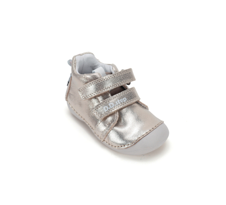 Pantofi primii pași fete D.D.Step S015-62120C crem auriu din piele naturală [7]
