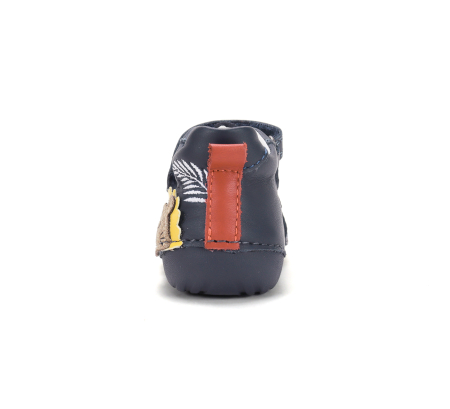 Pantofi primii pași băieți D.D.Step S015-62748A din piele naturală cu călcâi susținut [2]