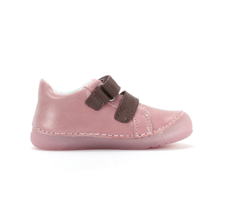 Pantofi primii pasi D.D.Step pentru băieți din piele naturală S082-62627 cu sustinerea calcaiului calapod normal [2]