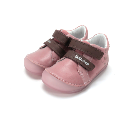 Pantofi primii pasi D.D.Step pentru băieți din piele naturală S082-62627 cu sustinerea calcaiului calapod normal [5]