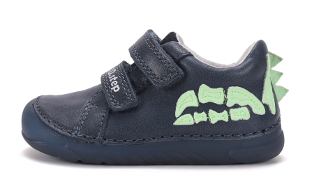 Încălțăminte copii - Pantofi bleumarin D.D.Step pentru băieți cu dinozaur și talpă luminoasă S108-62921A