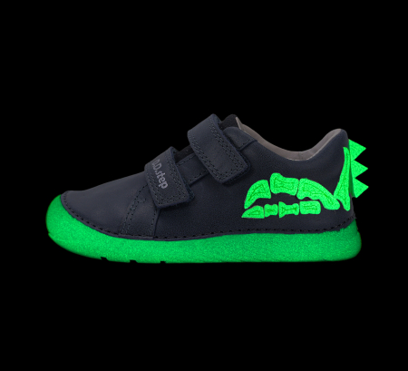 Pantofi bleumarin D.D.Step pentru băieți cu dinozaur și talpă luminoasă S108-62921A [7]
