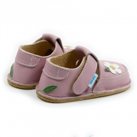 Pantofi cameo cu floare alba, Dodo Shoes [1]