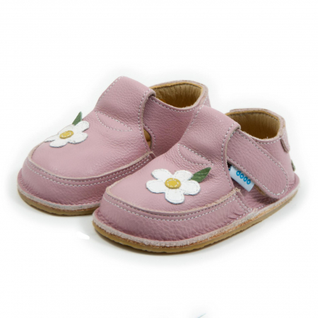 Pantofi cameo cu floare alba, Dodo Shoes [2]