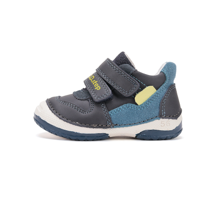 DD Step - Pantofi primii pasi, pentru baieti, gri S038-61324A