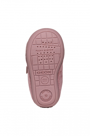 Pantofii copii mici Geox Tutim pentru baieti velcro piele naturală respirabili b164nc 03285 c6627, Whisky [7]