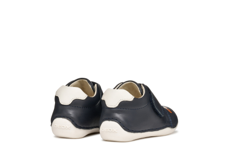 Pantofii copii mici Geox Tutim pentru baieti velcro piele naturală respirabili b164nc 03285 c6627, Whisky [4]