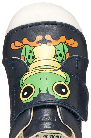 Pantofii copii mici Geox Tutim pentru baieti velcro piele naturală respirabili b164nc 03285 c6627, Whisky [5]