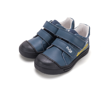 Pantofi supinați bleumarin Ponte20 pentru băieți din piele naturală model Racing DA03-6-2446 [6]