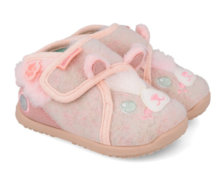 Papuci barefoot Biomecanics Biohome Sensory Wider roz pentru fete, cod 261186-B032 [0]