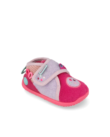 Papuci barefoot Biomecanics Biohome Sensory Wider ciclame pentru fete, 261185-B146 [4]