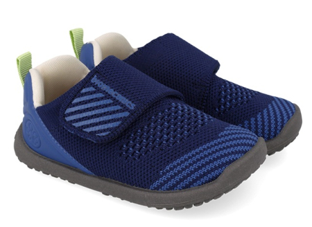 Branduri - Incaltaminte interior cu sustinere, albastii Biomecanics 262188-G818 barefoot, textili pentru baietii