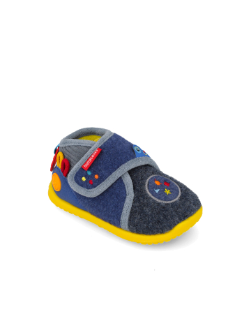 Papuci barefoot Biomecanics Biohome Sensory Wider albaștri, baieti 261185-A008 [4]