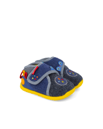 Papuci barefoot Biomecanics Biohome Sensory Wider albaștri, baieti 261185-A008 [2]