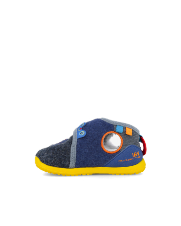Papuci barefoot Biomecanics Biohome Sensory Wider albaștri, baieti 261185-A008 [6]