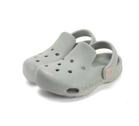 Papuci de plaja din cauciuc unisex verzi J109-61347A  , stil crocsDD Step [4]